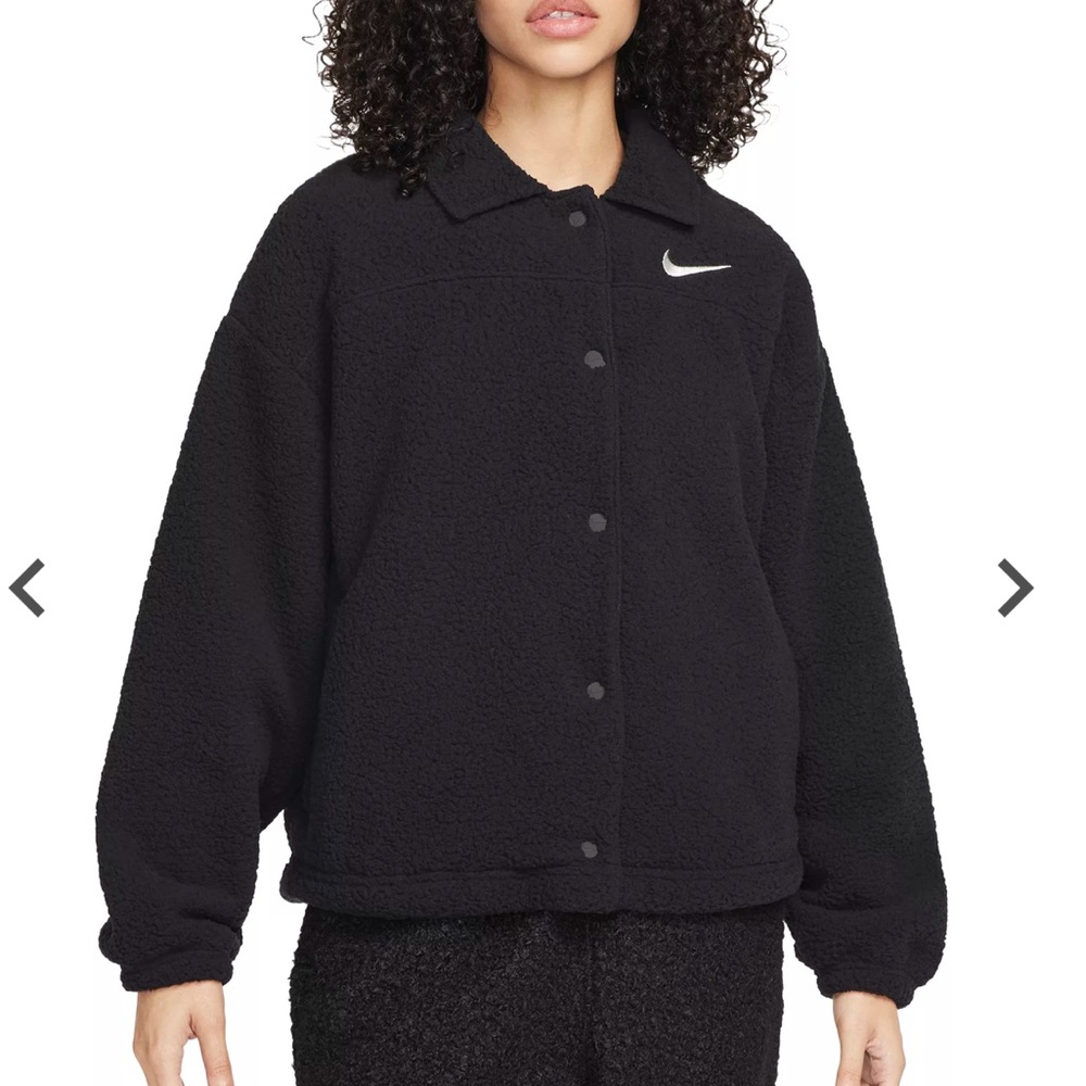 Nike Women's Sportswear collared high-Pile Jacket